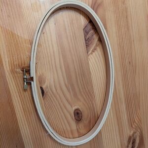 Oval Wooden Embroidery Hoop